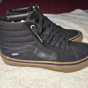 Vans Men's Sk8-Hi Black Gum High-Top Skate Shoes